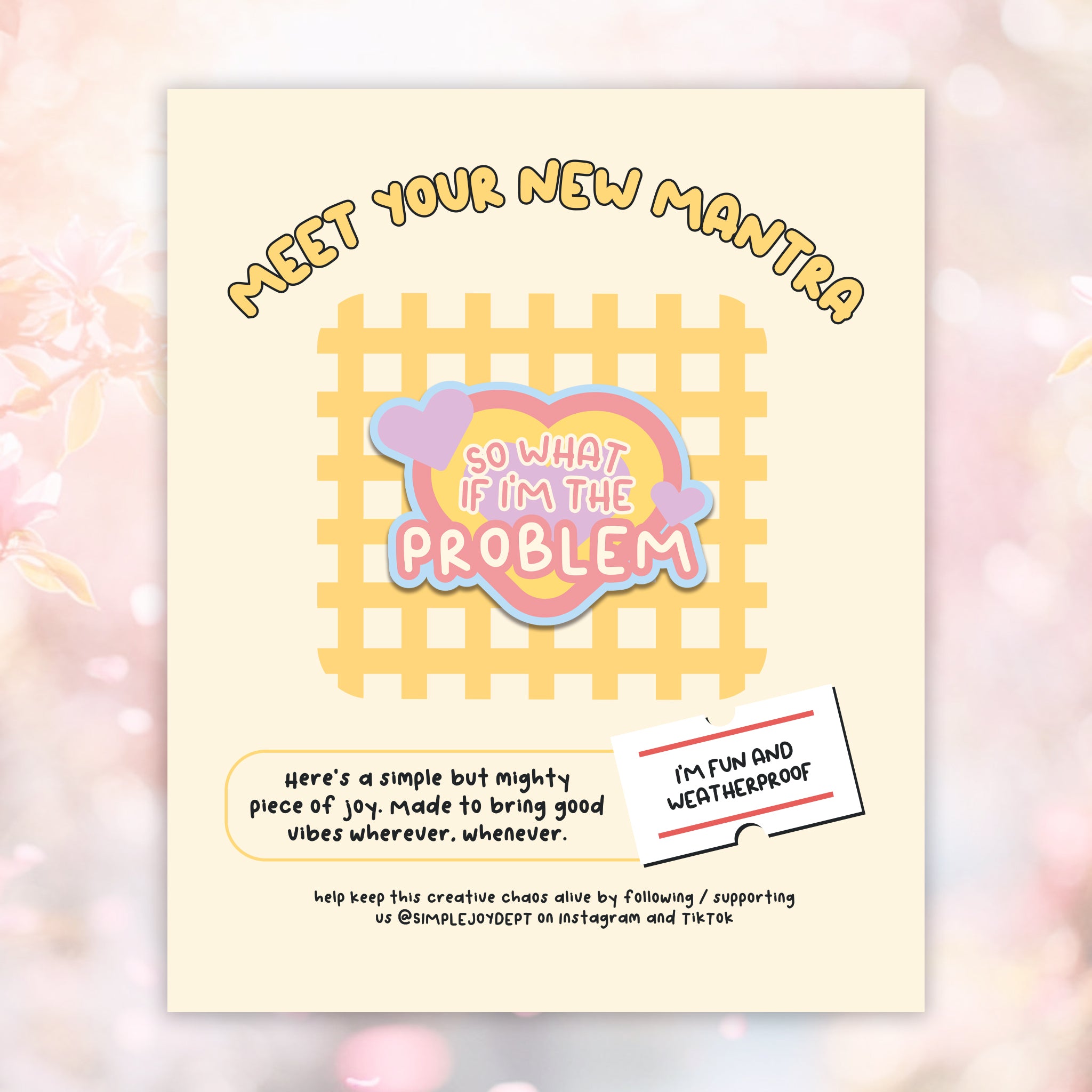 So What If I’m The Problem